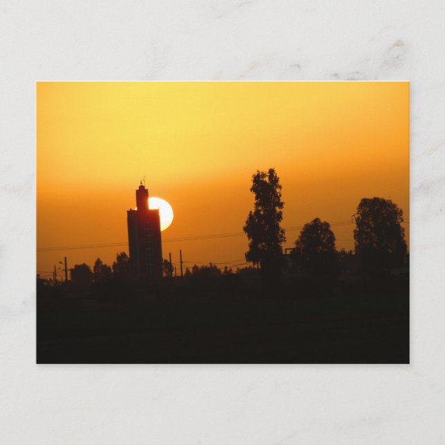 Sunset in Morocco Postcard (Front)