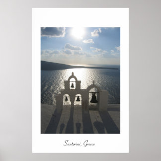 Sunset in Oia Poster