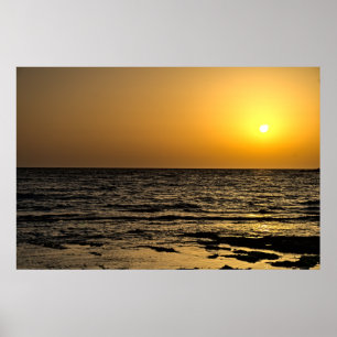 Sunset in Paphos, Cyprus (2485) Poster