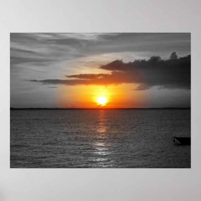 Sunset in Paradise Poster (Front)