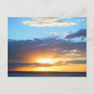 Sunset in Porto Alegre (Brazil) Postcard