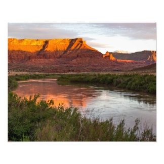 Sunset in Postcard Alley Photo Print