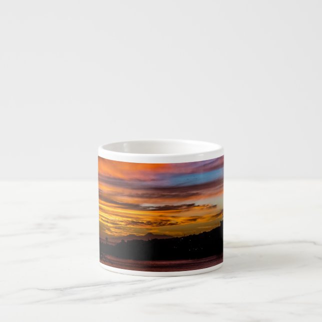 Sunset in Praia, Cape Verde Espresso Cup (Front)