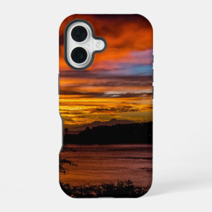 Sunset in Praia, Cape Verde iPhone 16 Case