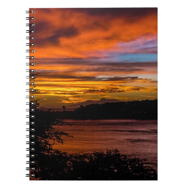 Sunset in Praia, Cape Verde Notebook (Front)