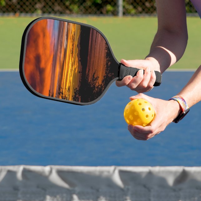 Sunset in Praia, Cape Verde Pickleball Paddle (Insitu)