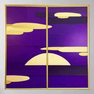 Sunset in Purple Poster