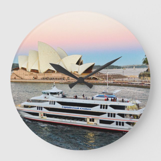 Sunset In Sydney Clock (Front)