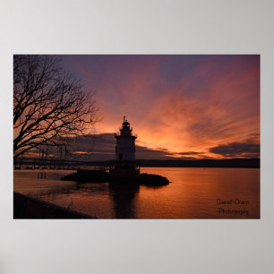 Sunset in Tarrytown Poster