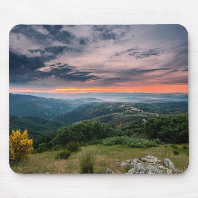 Sunset In The Bierzo Mouse Pad (Front)