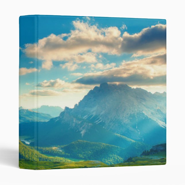 Sunset in the Mountains Binder (Front/Spine)