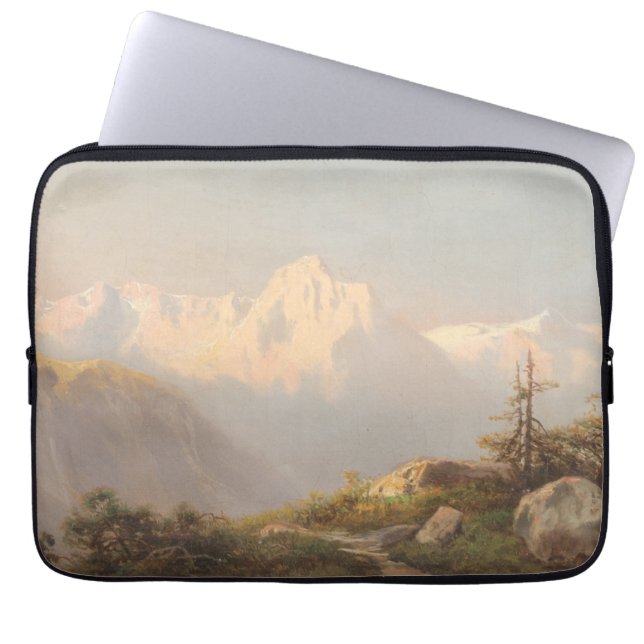 Sunset in the Mountains – Carl Lafite Laptop Sleeve (Front)