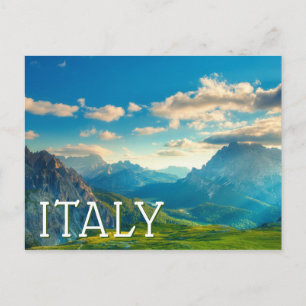 Sunset in the Mountains Postcard