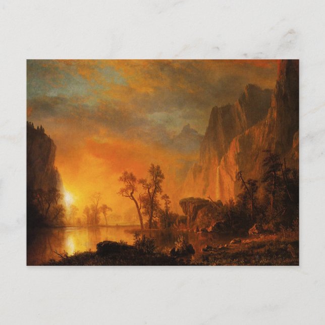 Sunset in the Rockies Postcard (Front)