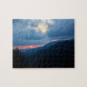 Sunset in the Smoky Mountains - 8x10 Jigsaw Puzzle