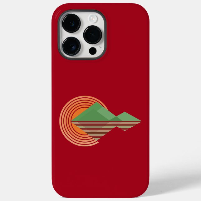 Sunset in the valley Case-Mate iPhone case (Back)