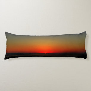 Sunset in the Water Body Pillow