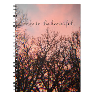 Sunset in the Woods Notebook