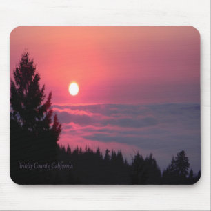 Sunset in Trinity County, California Mouse Pad