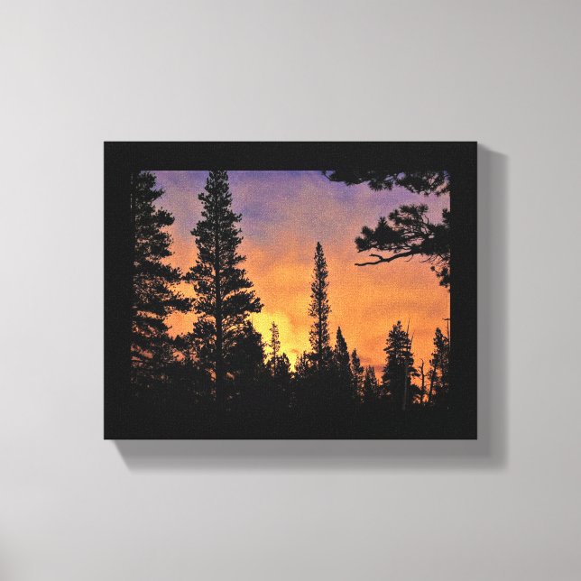 Sunset in Tuolumne Meadows, Yosemite, CA Canvas Print (Front)