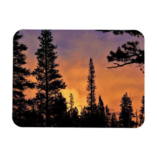 Sunset in Tuolumne Meadows, Yosemite, CA Magnet (Horizontal)