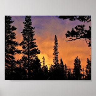 Sunset in Tuolumne Meadows, Yosemite, CA Poster