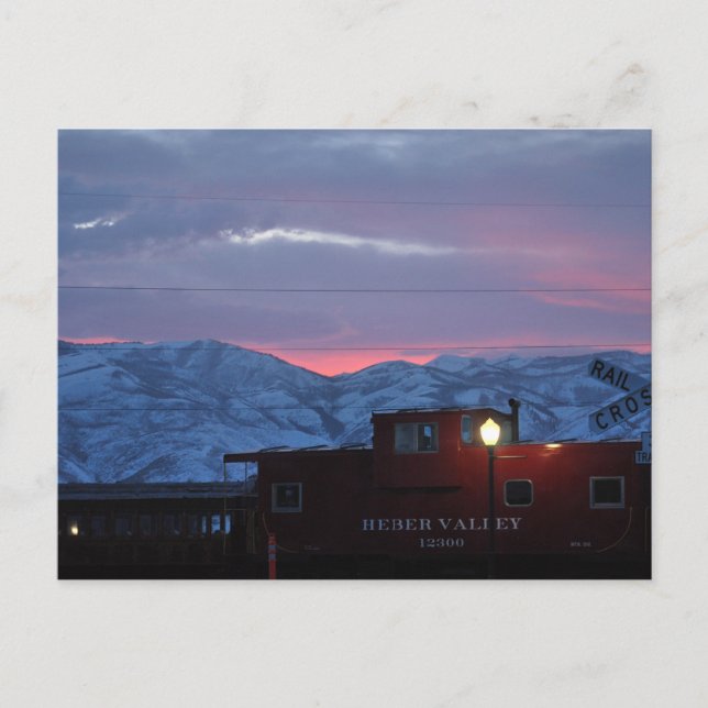  sunset in uath postcard (Front)