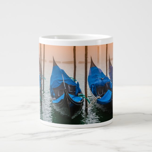 Sunset in Venice Large Coffee Mug (Front)