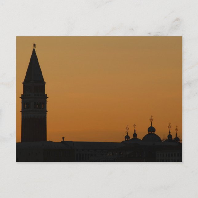 Sunset in Venice Postcard (Front)
