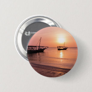 Sunset in Zanzibar 2 Inch Round Button