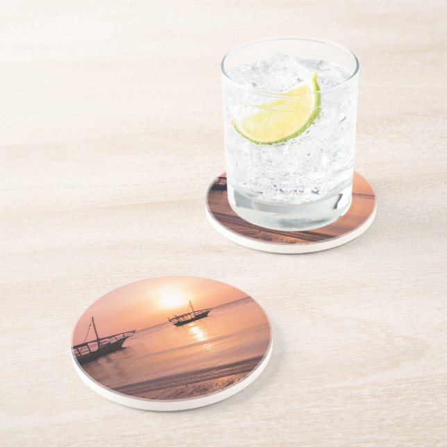 Sunset in Zanzibar Coaster (Side)