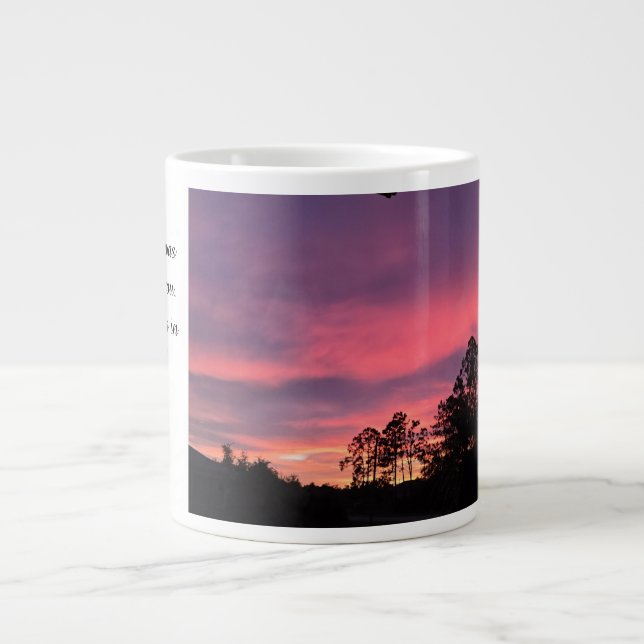 Sunset Inspiration Large Coffee Mug (Front)