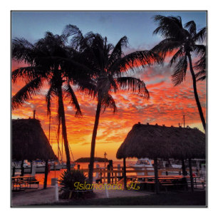 Sunset Islamorada, Florida, Poster