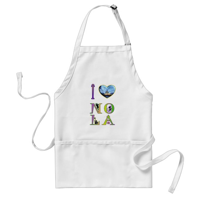 Sunset Jackson Square Louisiana Standard Apron (Front)