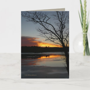 Sunset January 9th Card