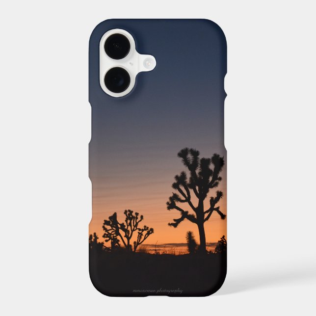 Sunset Joshua Trees iPhone Case (Back)