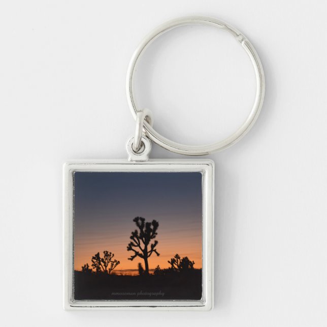 Sunset Joshua Trees Keychain (Front)