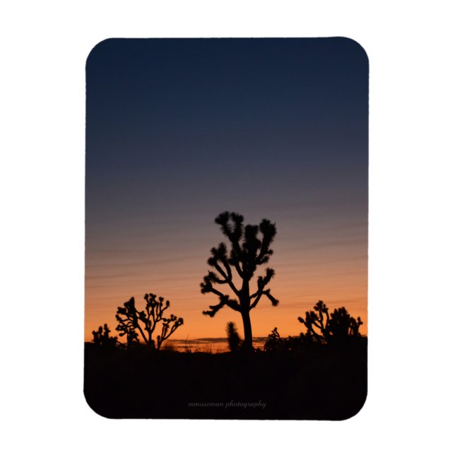 Sunset Joshua Trees Magnet (Vertical)