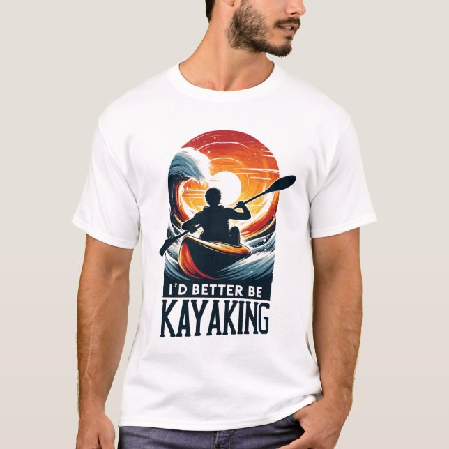 Sunset Kayaking Adventure T-Shirt (Front)