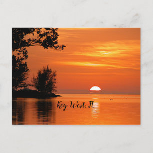 Sunset, Key West, Carte postale Floride