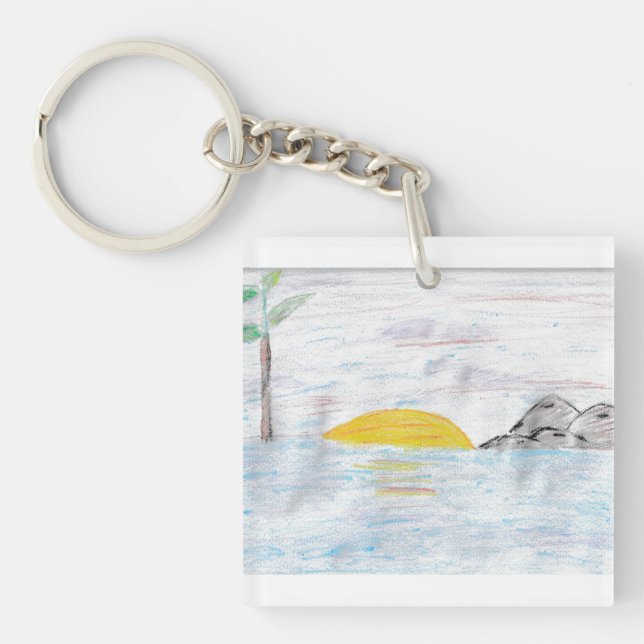 Sunset Keychain (Front)