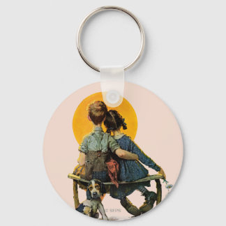 Sunset Keychain