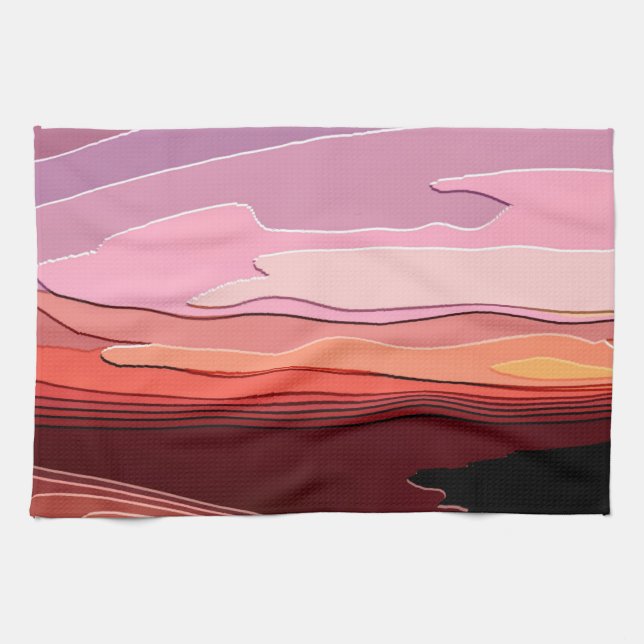 SUNSET KITCHEN TOWEL (Horizontal)