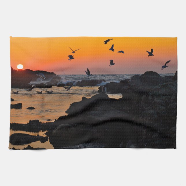 Sunset  kitchen towel (Horizontal)