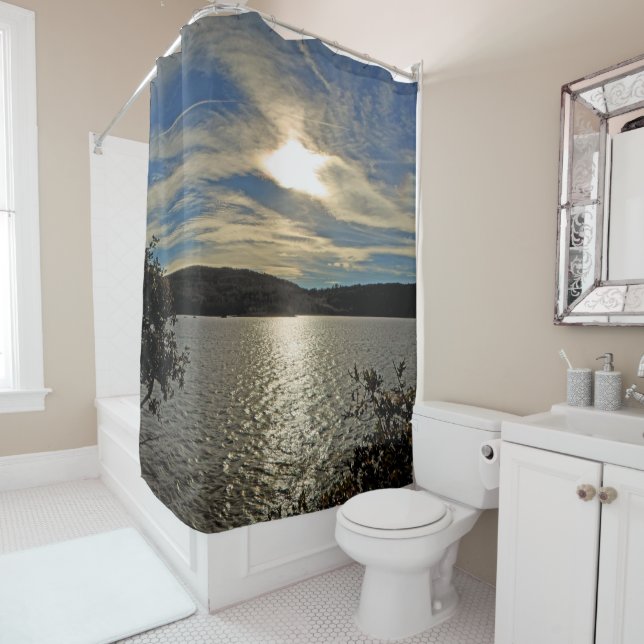 Sunset Kolob Lake Reservoir UT Zion Shower Curtain (In Situ)
