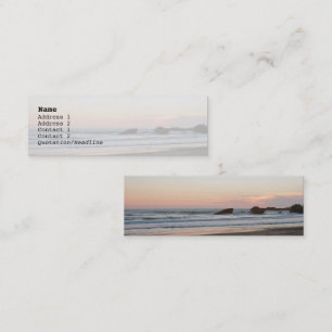 Sunset, la Grande Plage Mini Business Card