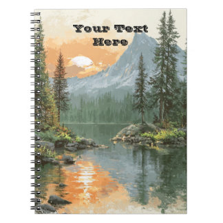 Sunset Lake Notebook