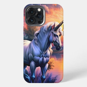 Sunset Lake River Unicorn Seven iPhone 13 Pro Max Case