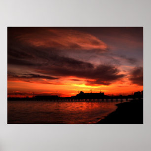Sunset - Landscape Cityscape Nature Scenery Poster