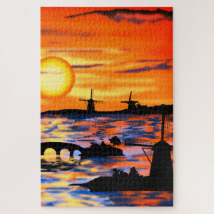 Sunset Landscape Jigsaw Puzzle